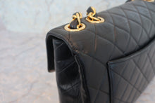 画像をギャラリービューアに読み込む, CHANEL/シャネル 中マトラッセシングルフラップチェーンショルダーバッグ ラムスキン ブラック/ゴールド金具 ショルダーバッグ 700080154