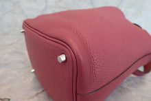 Load image into Gallery viewer, HERMES PICOTIN LOCK PM Clemence leather Bois de rose □O Engraving Hand bag 700040211