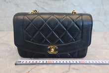 画像をギャラリービューアに読み込む, CHANEL/シャネル ダイアナマトラッセチェーンショルダーバッグ ラムスキン ブラック/ゴールド金具 ショルダーバッグ 800040033