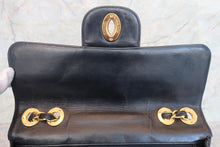 画像をギャラリービューアに読み込む, CHANEL/シャネル 中マトラッセシングルフラップチェーンショルダーバッグ ラムスキン ブラック/ゴールド金具 ショルダーバッグ 700080154