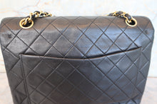 將圖片載入圖庫檢視器 CHANEL/シャネル マトラッセWフラップWチェーンショルダーバッグ ラムスキン ブラック/ゴールド金具 ショルダーバッグ 700090157