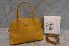 Load image into Gallery viewer, HERMES/BOLIDE 27 Swift leather Jaune ambre C Engraving Shoulder bag 700120104