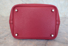将图片加载到图库查看器,HERMES PICOTIN LOCK PM Clemence leather Clemence leather □O刻印 Hand bag 800020269