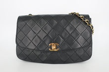 画像をギャラリービューアに読み込む, CHANEL/シャネル マトラッセチェーンショルダーバッグ ラムスキン ブラック/ゴールド金具 ショルダーバッグ 800100060