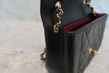 画像をギャラリービューアに読み込む, CHANEL/シャネル ダイアナマトラッセチェーンショルダーバッグ ラムスキン ブラック/ゴールド金具 ショルダーバッグ 800040033