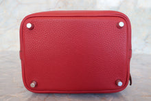 画像をギャラリービューアに読み込む, HERMES/エルメス ピコタンロックPM トリヨンクレマンス ルージュガランス □R刻印 ハンドバッグ 700100137