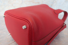 画像をギャラリービューアに読み込む, HERMES/エルメス ピコタンロックPM トリヨンクレマンス ルージュガランス □R刻印 ハンドバッグ 700100137