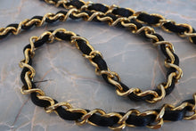 將圖片載入圖庫檢視器 CHANEL/シャネル マトラッセWフラップWチェーンショルダーバッグ ラムスキン ブラック/ゴールド金具 ショルダーバッグ 700090157