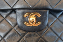 將圖片載入圖庫檢視器 CHANEL/シャネル マトラッセWフラップWチェーンショルダーバッグ ラムスキン ブラック/ゴールド金具 ショルダーバッグ 700090157