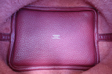 将图片加载到图库查看器,HERMES PICOTIN LOCK PM Clemence leather Clemence leather □O刻印 Hand bag 800020269