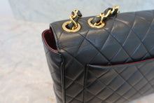 将图片加载到图库查看器,CHANEL/香奈儿 中号CF 单盖包 双链条包 羊皮 Black/Gold hadware(黑色/金色金属) 肩背包 800040030