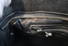 画像をギャラリービューアに読み込む, CHANEL/シャネル 復刻トート キャビアスキン ブラック/シルバー金具 トートバッグ 800010031