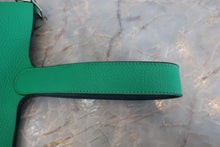 Load image into Gallery viewer, HERMES PICOTIN LOCK Eclat MM Clemence leather/Swift leather Menthe/Vert bosphore Z Engraving Hand bag 800050145
