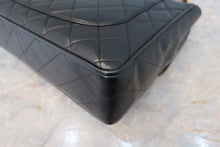 将图片加载到图库查看器,CHANEL/香奈儿 中号CF 单盖包 双链条包 羊皮 Black/Gold hadware(黑色/金色金属) 肩背包 800040030