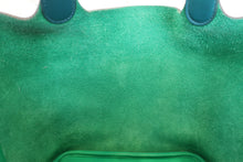 Load image into Gallery viewer, HERMES PICOTIN LOCK Eclat MM Clemence leather/Swift leather Menthe/Vert bosphore Z Engraving Hand bag 800050145