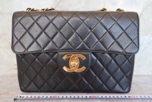 將圖片載入圖庫檢視器 CHANEL/シャネル 中マトラッセシングルフラップチェーンショルダーバッグ ラムスキン ブラック/ゴールド金具 ショルダーバッグ 700090200