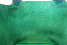 Load image into Gallery viewer, HERMES PICOTIN LOCK Eclat MM Clemence leather/Swift leather Menthe/Vert bosphore Z Engraving Hand bag 800050145