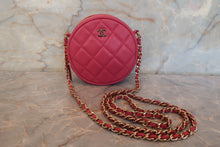 画像をギャラリービューアに読み込む, CHANEL/シャネル マトラッセラウンドチェーンショルダーバッグ ラムスキン ピンク/ゴールド金具 ショルダーバッグ 800010134