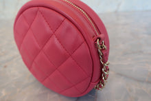 画像をギャラリービューアに読み込む, CHANEL/シャネル マトラッセラウンドチェーンショルダーバッグ ラムスキン ピンク/ゴールド金具 ショルダーバッグ 800010134