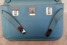 画像をギャラリービューアに読み込む, HERMES/エルメス ジプシエール34 トリヨンクレマンス ブルージーン □L刻印 ショルダーバッグ 700110009