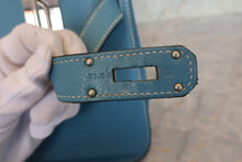 画像をギャラリービューアに読み込む, HERMES/エルメス ジプシエール34 トリヨンクレマンス ブルージーン □L刻印 ショルダーバッグ 700110009