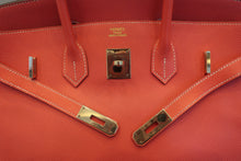Load image into Gallery viewer, HERMES CANDY BIRKIN 35 Epsom leather Rose jaipur/Gold □P Engraving Hand bag 700120116