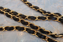 將圖片載入圖庫檢視器 CHANEL/シャネル 中マトラッセシングルフラップチェーンショルダーバッグ ラムスキン ブラック/ゴールド金具 ショルダーバッグ 700090200