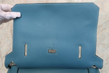 画像をギャラリービューアに読み込む, HERMES/エルメス ジプシエール34 トリヨンクレマンス ブルージーン □L刻印 ショルダーバッグ 700110009