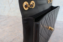將圖片載入圖庫檢視器 CHANEL/シャネル 中マトラッセシングルフラップチェーンショルダーバッグ ラムスキン ブラック/ゴールド金具 ショルダーバッグ 700090200
