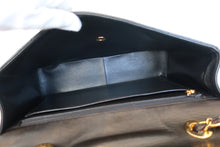 將圖片載入圖庫檢視器 CHANEL/シャネル 中マトラッセシングルフラップチェーンショルダーバッグ ラムスキン ブラック/ゴールド金具 ショルダーバッグ 700090200