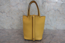 Load image into Gallery viewer, HERMES PICOTIN LOCK PM Clemence leather Sun W Engraving Hand bag 800070080