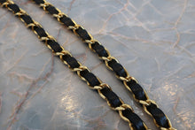 Load image into Gallery viewer, CHANEL 2.55 Trapezoid chain shoulder bag Lambskin Black/Gold hadware Shoulder bag 700080155