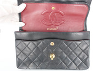 画像をギャラリービューアに読み込む, CHANEL/シャネル マトラッセWフラップWチェーンショルダーバッグ ラムスキン ブラック/ゴールド金具 ショルダーバッグ 800090229