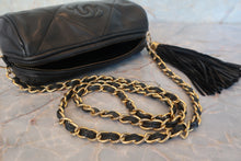 画像をギャラリービューアに読み込む, CHANEL/シャネル ココマークフリンジチェーンショルダーバッグ ラムスキン ブラック/ゴールド金具 ショルダーバッグ 800010064