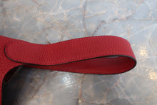 Load image into Gallery viewer, HERMES PICOTIN LOCK MM Clemence leather Rouge casaque X Engraving Hand bag 700040065