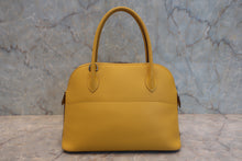 将图片加载到图库查看器,HERMES/BOLIDE 27 Epsom leather Jaune ambre C刻印 Shoulder bag 800090026