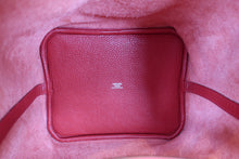 Load image into Gallery viewer, HERMES PICOTIN LOCK MM Clemence leather Rouge casaque X Engraving Hand bag 700040065