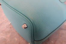 画像をギャラリービューアに読み込む, HERMES/エルメス ピコタンロックタッチPM トリヨンクレマンス/ヴォースイフト ブルーアトール T刻印 ハンドバッグ 800020142