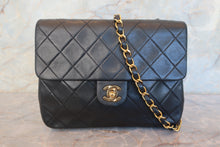 画像をギャラリービューアに読み込む, CHANEL/シャネル ミニマトラッセシングルフラップチェーンショルダーバッグ ラムスキン ブラック/ゴールド金具 ショルダーバッグ 800010081