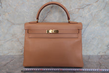 画像をギャラリービューアに読み込む, HERMES/エルメス ケリー32 クシュベル ナチュラル □B刻印 ショルダーバッグ 700100214