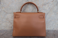 画像をギャラリービューアに読み込む, HERMES/エルメス ケリー32 クシュベル ナチュラル □B刻印 ショルダーバッグ 700100214