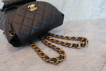 画像をギャラリービューアに読み込む, CHANEL/シャネル マトラッセチェーンリュック ラムスキン ブラック/ゴールド金具 リュック 700080162