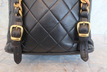 画像をギャラリービューアに読み込む, CHANEL/シャネル マトラッセチェーンリュック ラムスキン ブラック/ゴールド金具 リュック 700080162