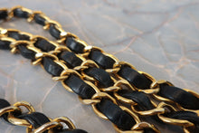 画像をギャラリービューアに読み込む, CHANEL/シャネル ミニマトラッセシングルフラップチェーンショルダーバッグ ラムスキン ブラック/ゴールド金具 ショルダーバッグ 800010081