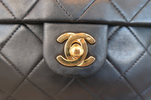 画像をギャラリービューアに読み込む, CHANEL/シャネル ミニマトラッセシングルフラップチェーンショルダーバッグ ラムスキン ブラック/ゴールド金具 ショルダーバッグ 800010081