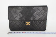画像をギャラリービューアに読み込む, CHANEL/シャネル マトラッセプッシュロックチェーンショルダーバッグ ラムスキン ブラック/ゴールド金具 ショルダーバッグ 800090053