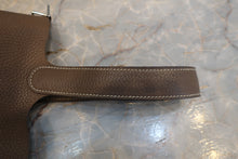 将图片加载到图库查看器,HERMES PICOTIN LOCK MM Clemence leather Etoupe gray D刻印 Hand bag 800080178