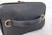 Load image into Gallery viewer, CHANEL CC mark vanity Caviar skin Black/Gold hadware Vanity 700090220