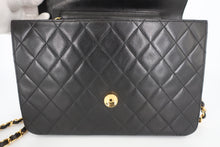 画像をギャラリービューアに読み込む, CHANEL/シャネル マトラッセプッシュロックチェーンショルダーバッグ ラムスキン ブラック/ゴールド金具 ショルダーバッグ 800090053