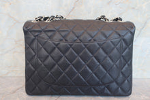 Load image into Gallery viewer, CHANEL Medium Matelasse Single flap chain shoulder bag Caviar skin Navy/Silver hadware Shoulder bag 700080164